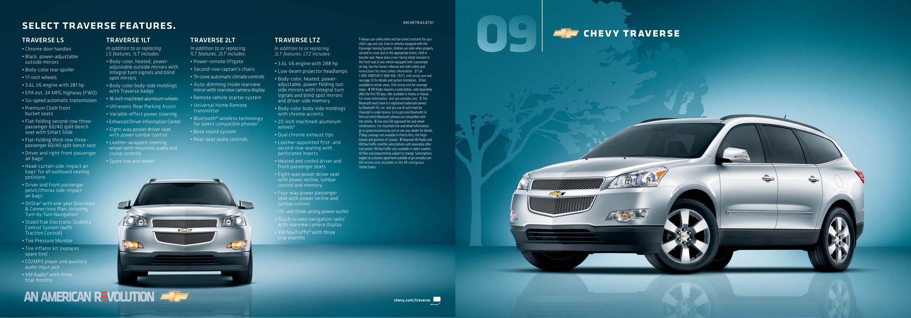 2009 Chevrolet Traverse Brochure